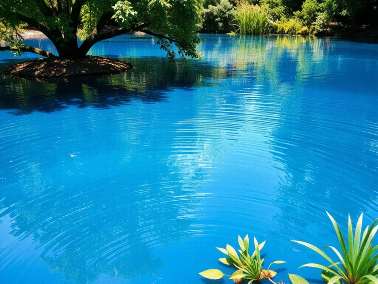 Using Pond Dyes and Shading Techniques to Limit Aquatic Weed Growth Naturally