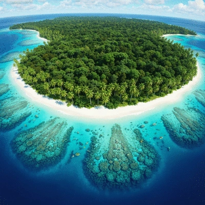 Clean pond or lake with minimal aquatic weeds, illustrating successful management, no text, no words, no typography, clean image